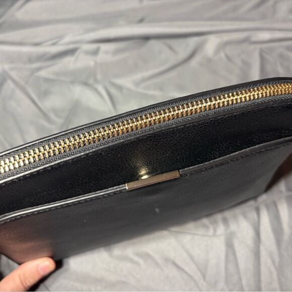 H&M Black Clutch Handbag EPC Includes Crossbody Strap - Picture 4 of 7